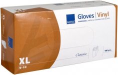 Vinyylikäsine Abena Classic XL puuteroitu 100kpl