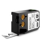 Vinyyliteippi Dymo XTL 24mm musta/valkoinen etiketti 