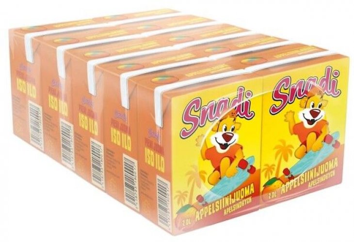 Vip Snadi appelsiinijuoma 10x200ml