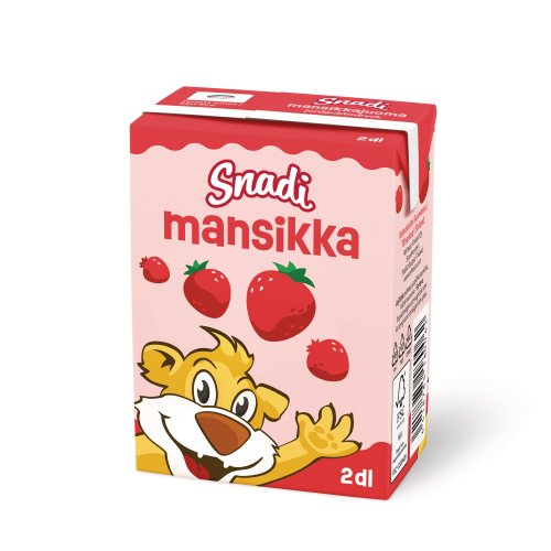 Vip snadi mansikkajuoma pillillä 2dl 10kpl
