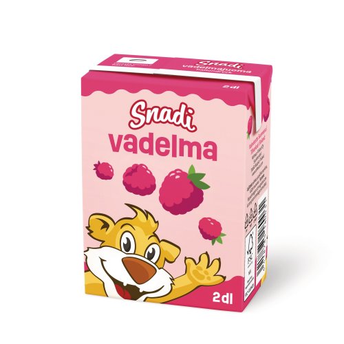 Vip snadi vadelmajuoma pillillä 2dl 10kpl