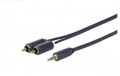 Vivolink 3.5MM - 2 X RCA 10m, uros-uros