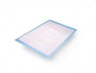 Vuodesuoja imukykyinen 60x90cm tikkikuvioitu valkoinen 25kpl