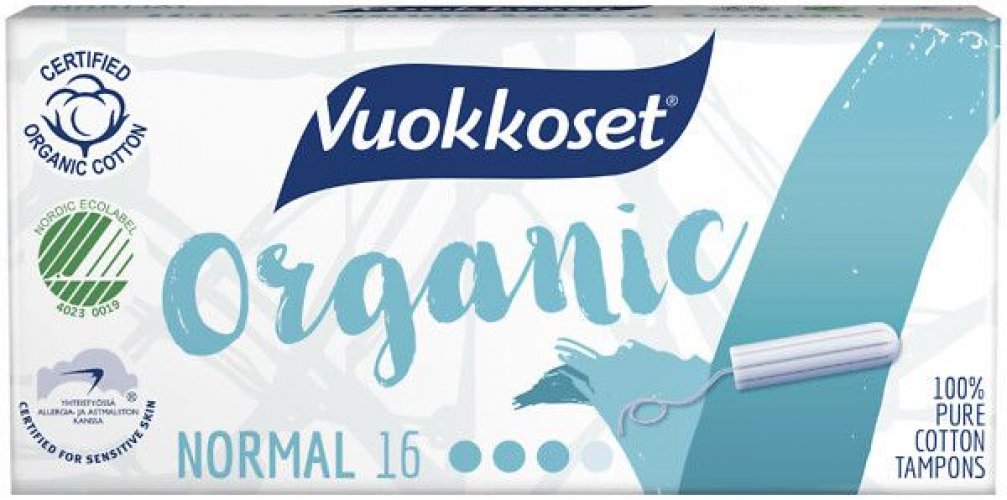 Vuokkoset Organic tamponi normal