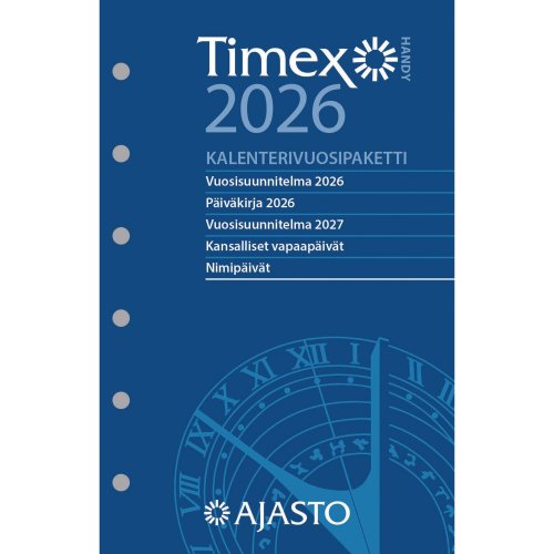 Vuosipaketti Ajasto Timex Handy 2026 82 x 128mm