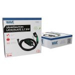 Wave EV 1-vaiheinen sähköauton lataus- laite, Schuko - Type2 (3,7kW) 5m musta