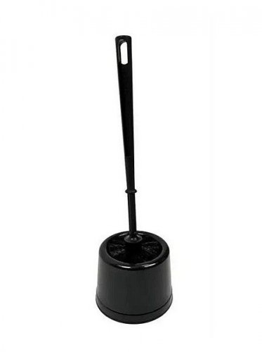 Wc-harjasetti Basic musta kuppimalli 38cm