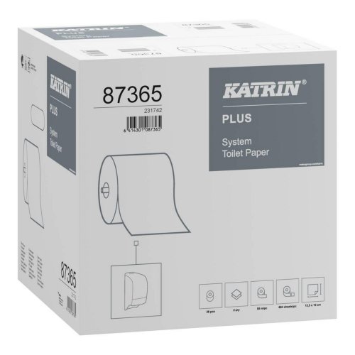 Wc-paperi katrin plus 87365 system 36kpl