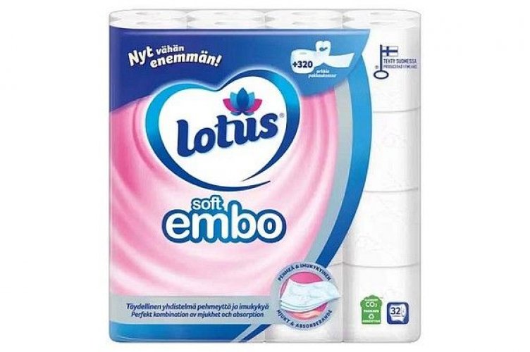 Wc-paperi Lotus Soft Embo 3-krs