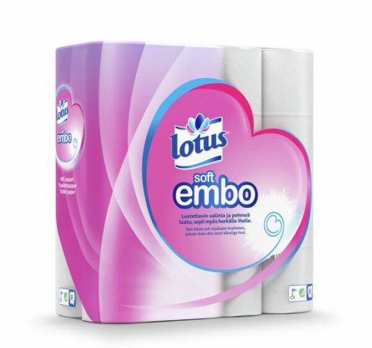 Wc-paperi Lotus Soft Embo 3-krs