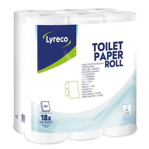 Wc-paperi Lyreco 3-kerroksinen 18kpl