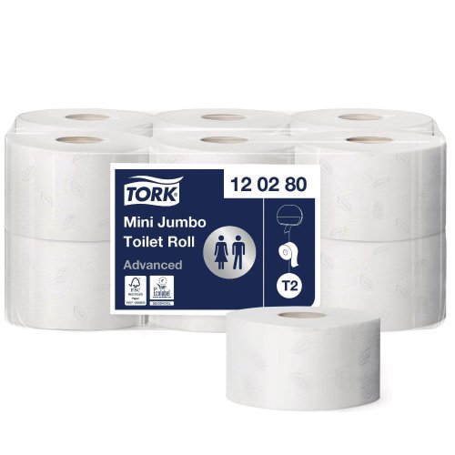 Wc-paperi tork 120280 advan mini-ju 12kpl