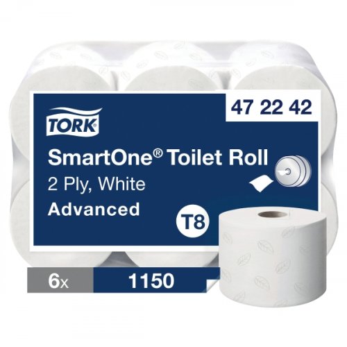 Wc-paperi Tork® 472242 t8 smartone® 2-krs 6kpl