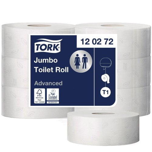 Wc-paperi tork 120272 advanced jumbo 6kpl