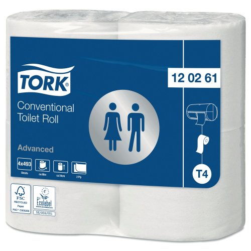 Wc-paperi tork 120261 t4 advanced 24kpl