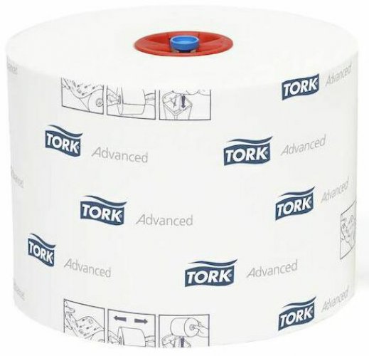 Wc-paperi Tork T6 Twin 2-krs valkoinen