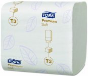 Wc-paperi Tork T3 Premium Soft arkitettu valkoinen 7560ark