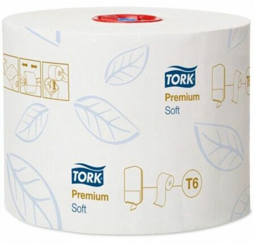 Wc-paperi Tork Soft Mid-Size wc paperi, 2-krs, valkoinen
