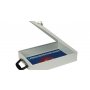 WEDO lukittava asiakirjalaatikko A4 harmaa 35,5x26x6,7 cm