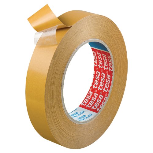 Yleiskiinnitysteippi Tesa® 2-puolinen kirkas 25mm x 50m