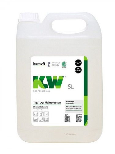 Yleispuhdistusaine KW Tiptop Hajusteeton 5L 5L