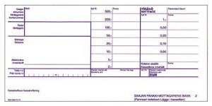 Yösäilölomake Euro 3-os. 500kpl/ltk